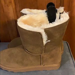 New Genuine Leather Womens Boots 6 NWT